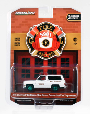 1985 Chevrolet K5 Blazer "New Haven, CT Fire Department" 1:64 Scale