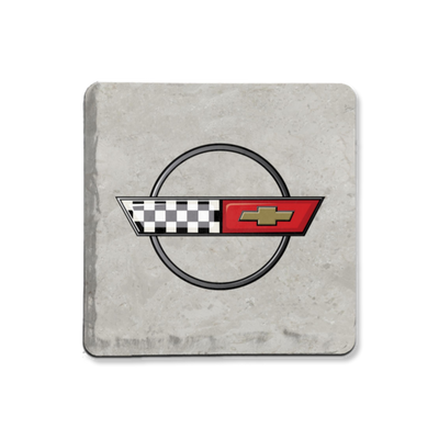 Corvette C4 Logo Coaster