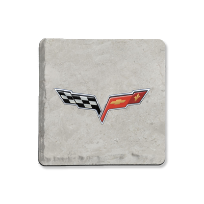 Corvette C6 Logo Coaster