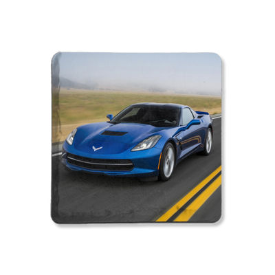 Corvette C7 Blue Coaster