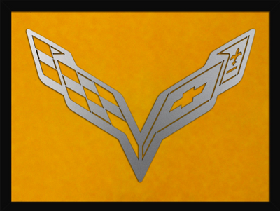 C7 Corvette Laser Cut Logo Sign