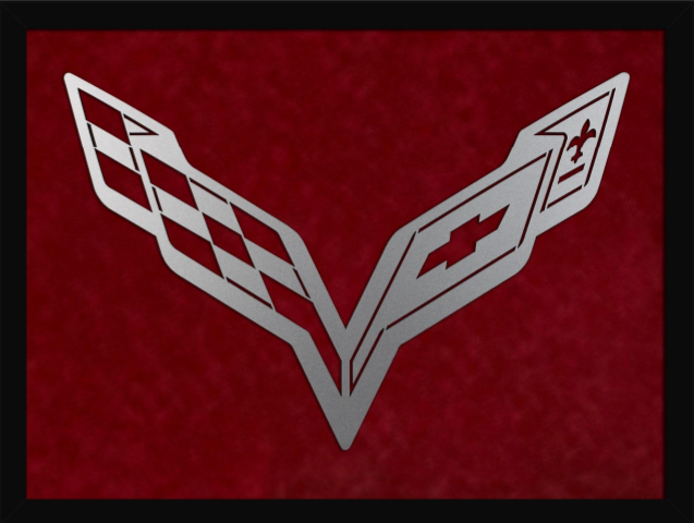 C7 Corvette Laser Cut Logo Sign