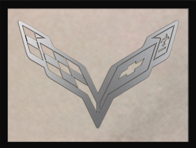 C7 Corvette Laser Cut Logo Sign