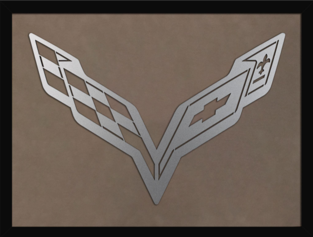 C7 Corvette Laser Cut Logo Sign