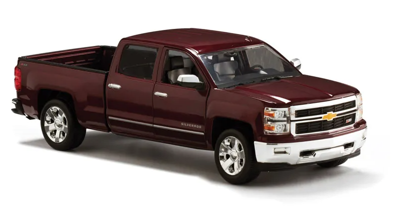 2014 Chevrolet Silverado - Red 1:24 Scale Diecast