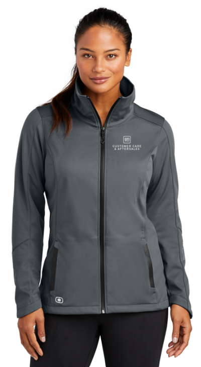 Dark Slate Gray GM Customer Care & Aftersales OGIO Ladies Soft Shell Jacket