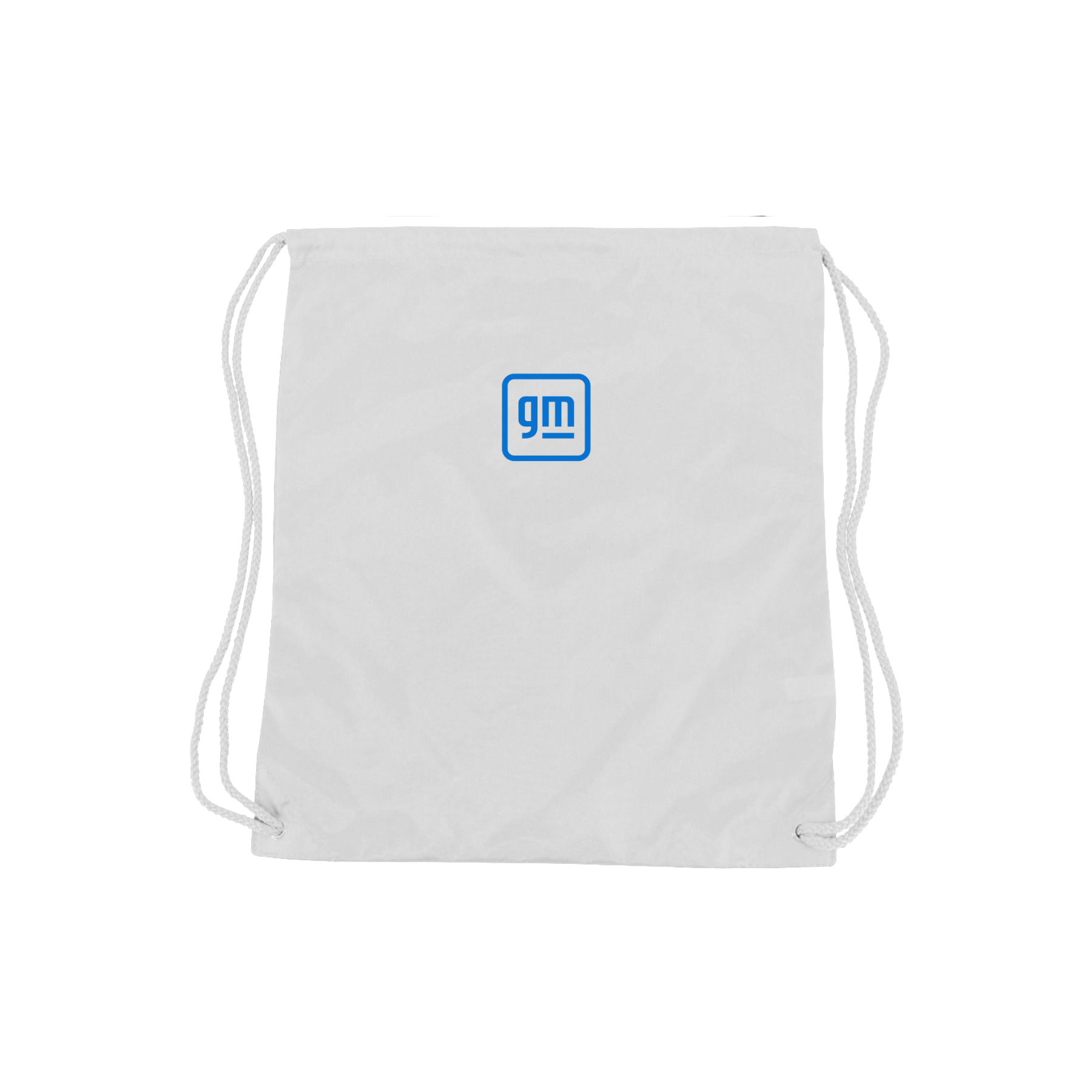 Light Gray General Motors Drawstring Backpack