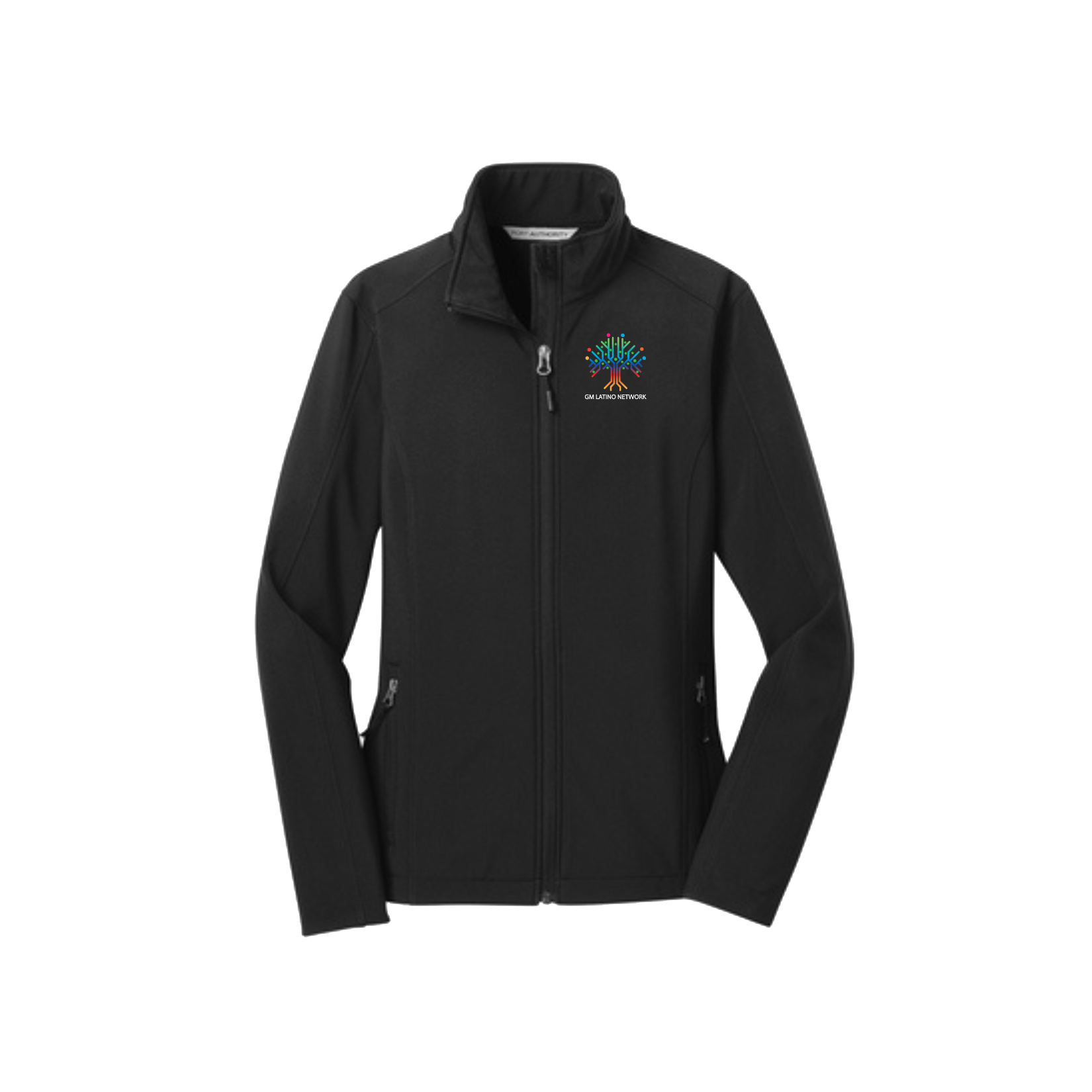 Dark Slate Gray GM Latino Network ERG Women's Core Soft Shell Jacket
