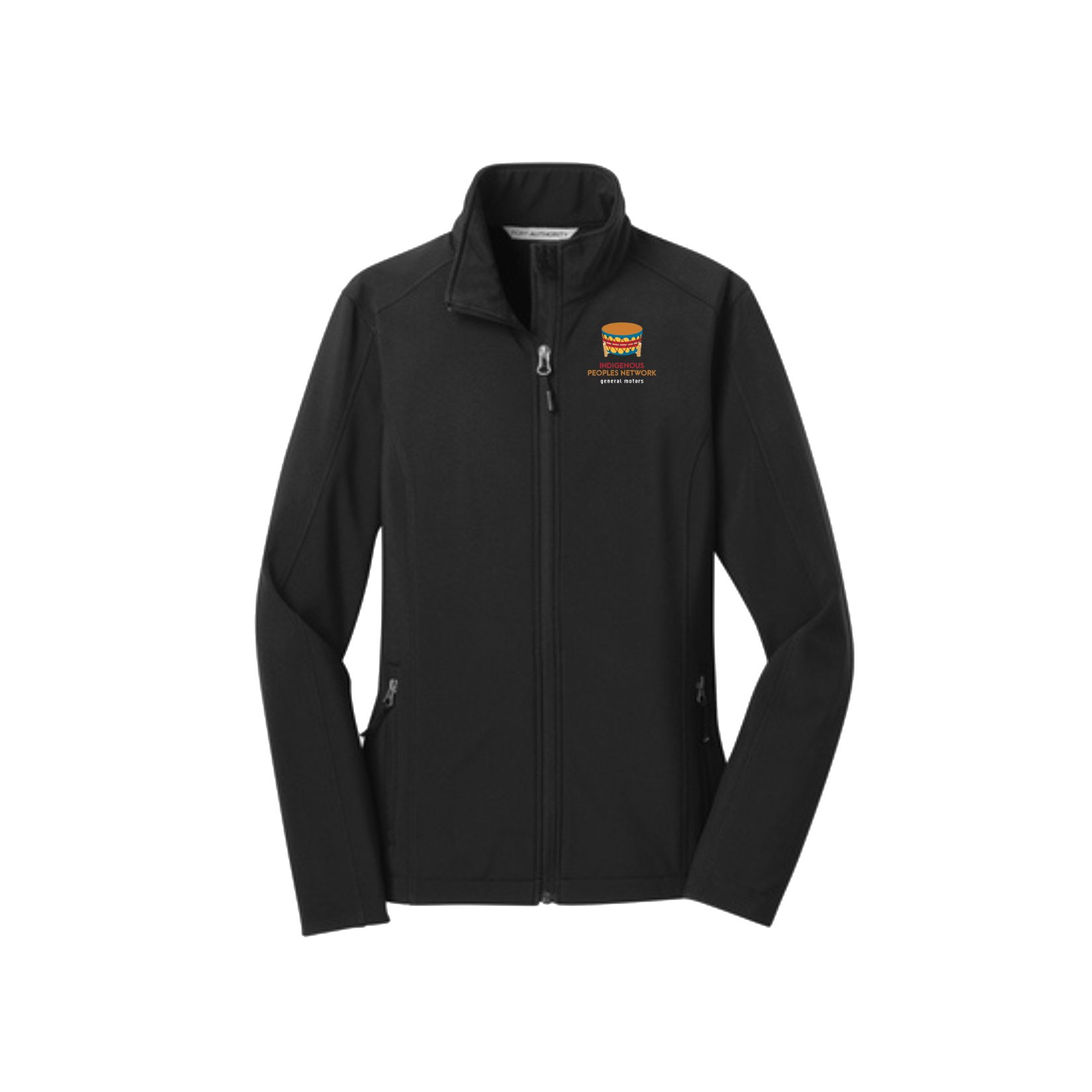 Dark Slate Gray GM Indigenous Peoples Network ERG Women's Core Soft Shell Jacket