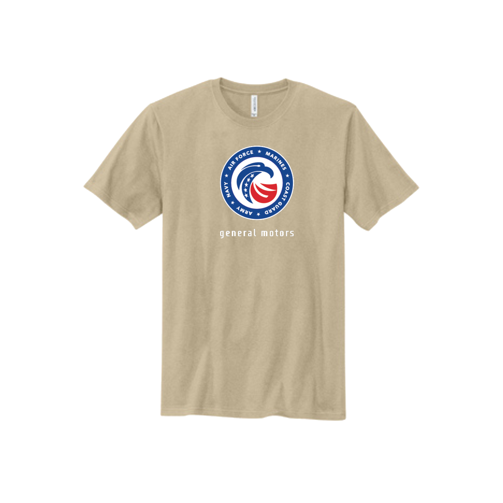 Tan GM Veterans ERG USA Made T-Shirt
