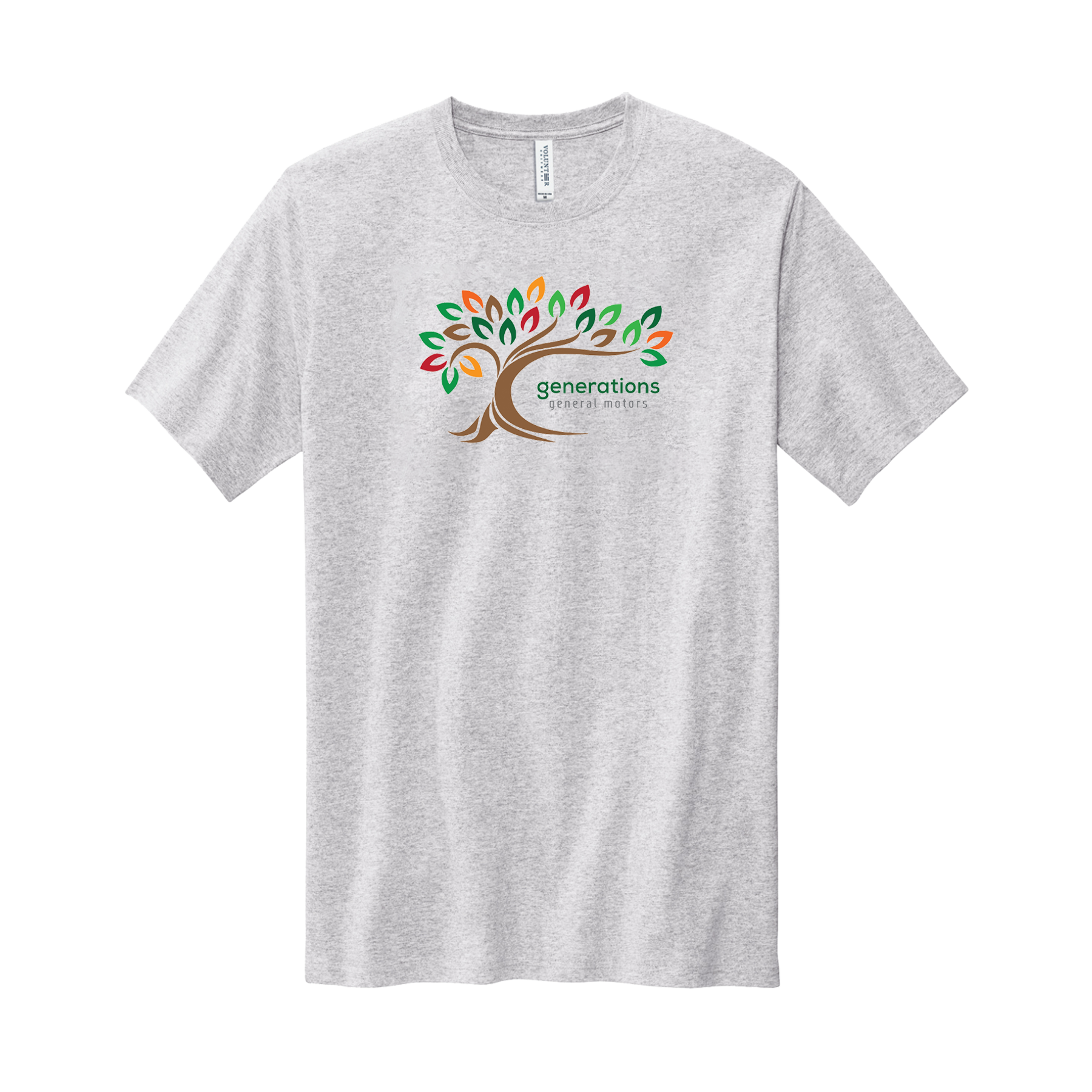Light Gray GM generations ERG USA Made T-Shirt