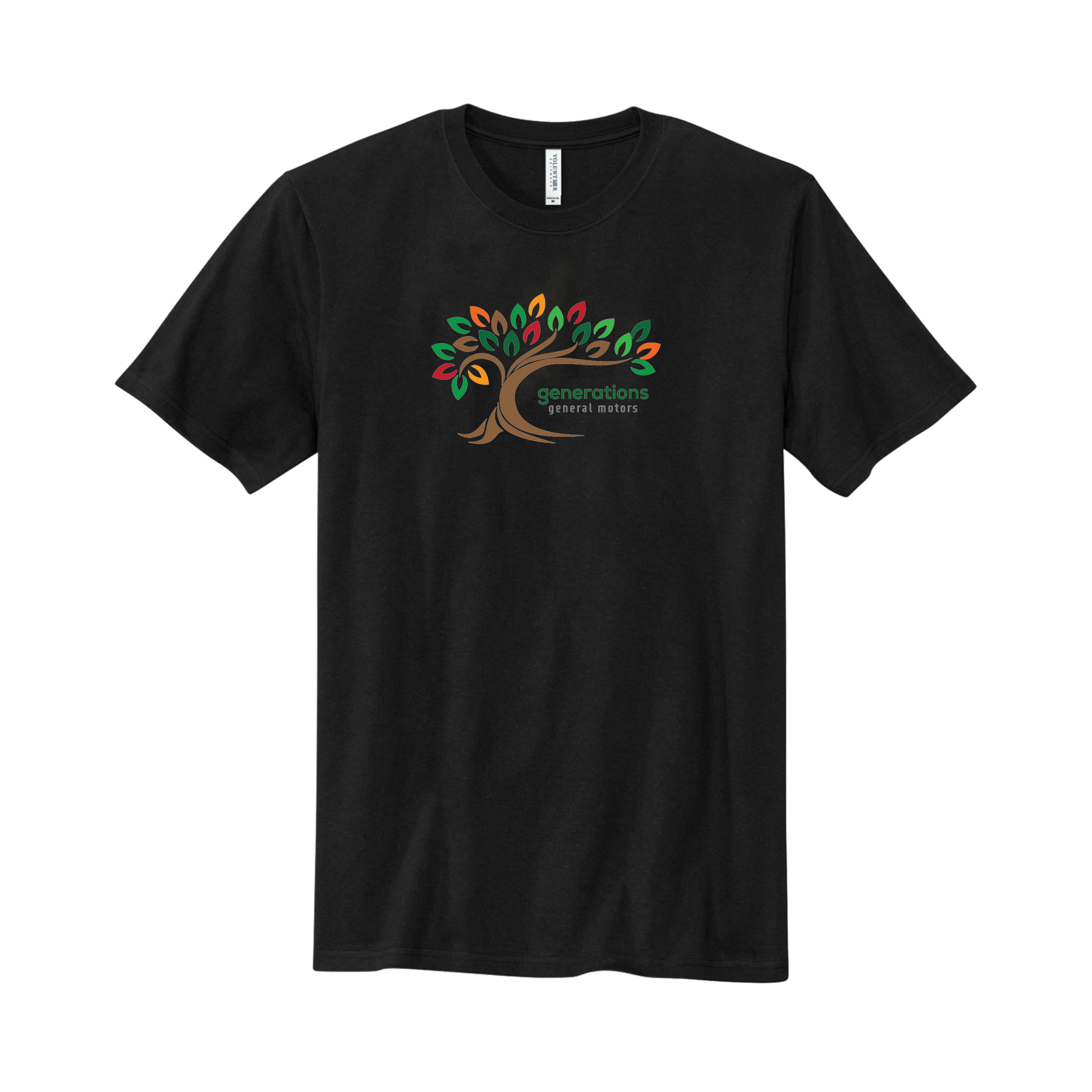 Black GM generations ERG USA Made T-Shirt
