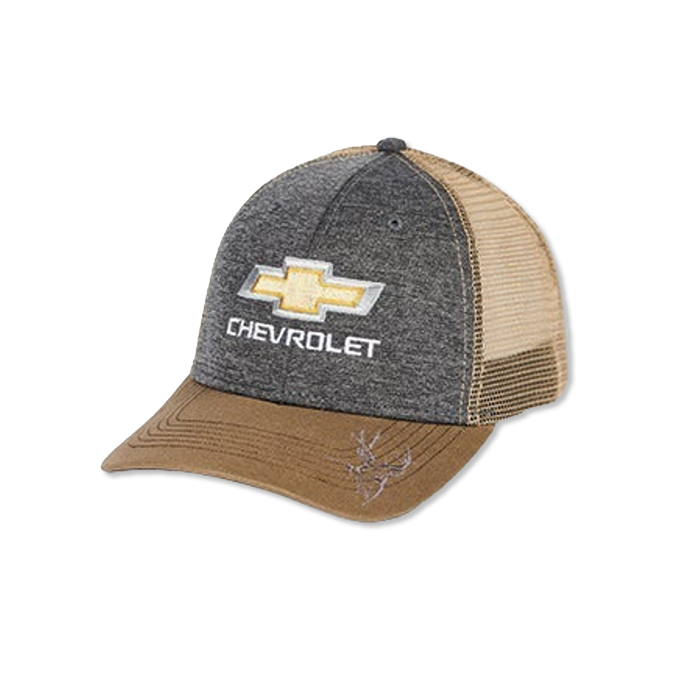 Chevrolet Gold Bowtie Dri Duck Trucker Cap