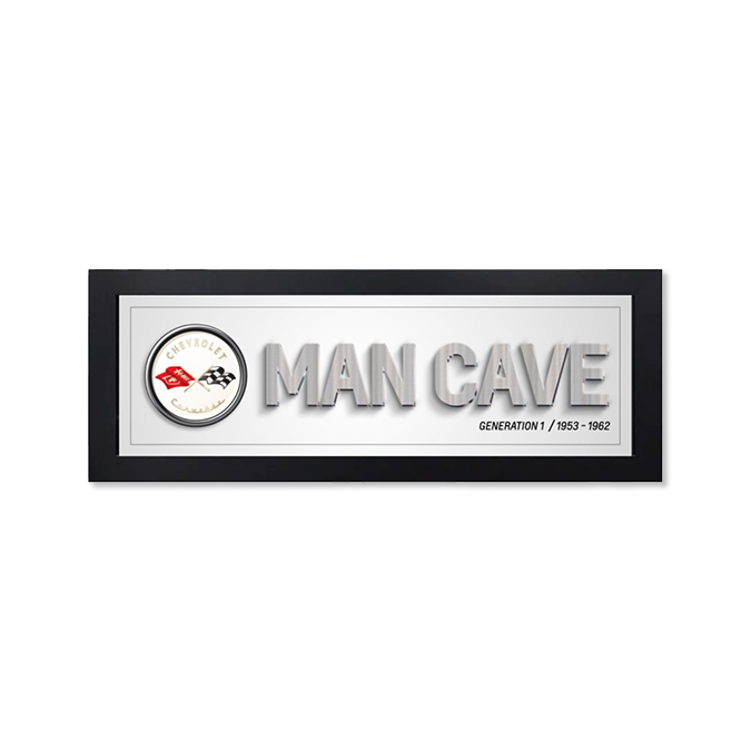 Corvette Generation 1 Man Cave Framed Art