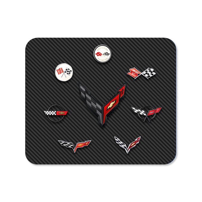 Dark Slate Gray Corvette Generations C1-C8 Mouse Pad