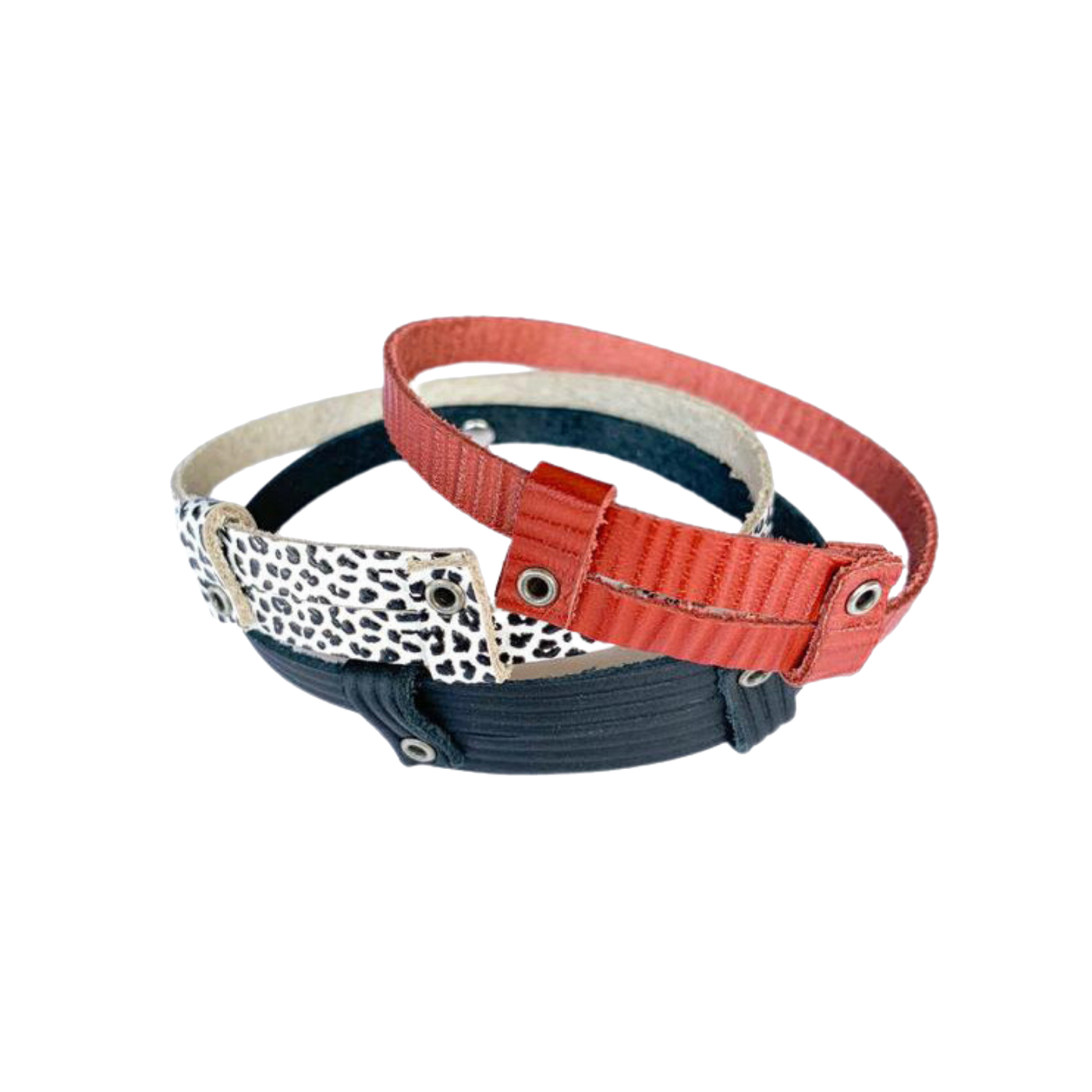 Maroon Mend On The Move Layers Trio Bracelet