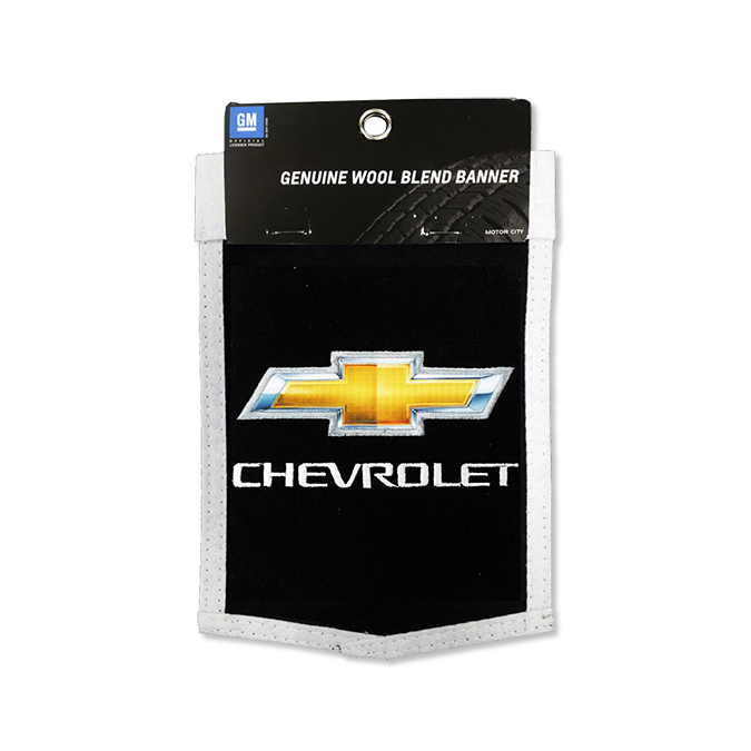 Chevrolet Mini Wool Embroidered Banner 6"x 9"