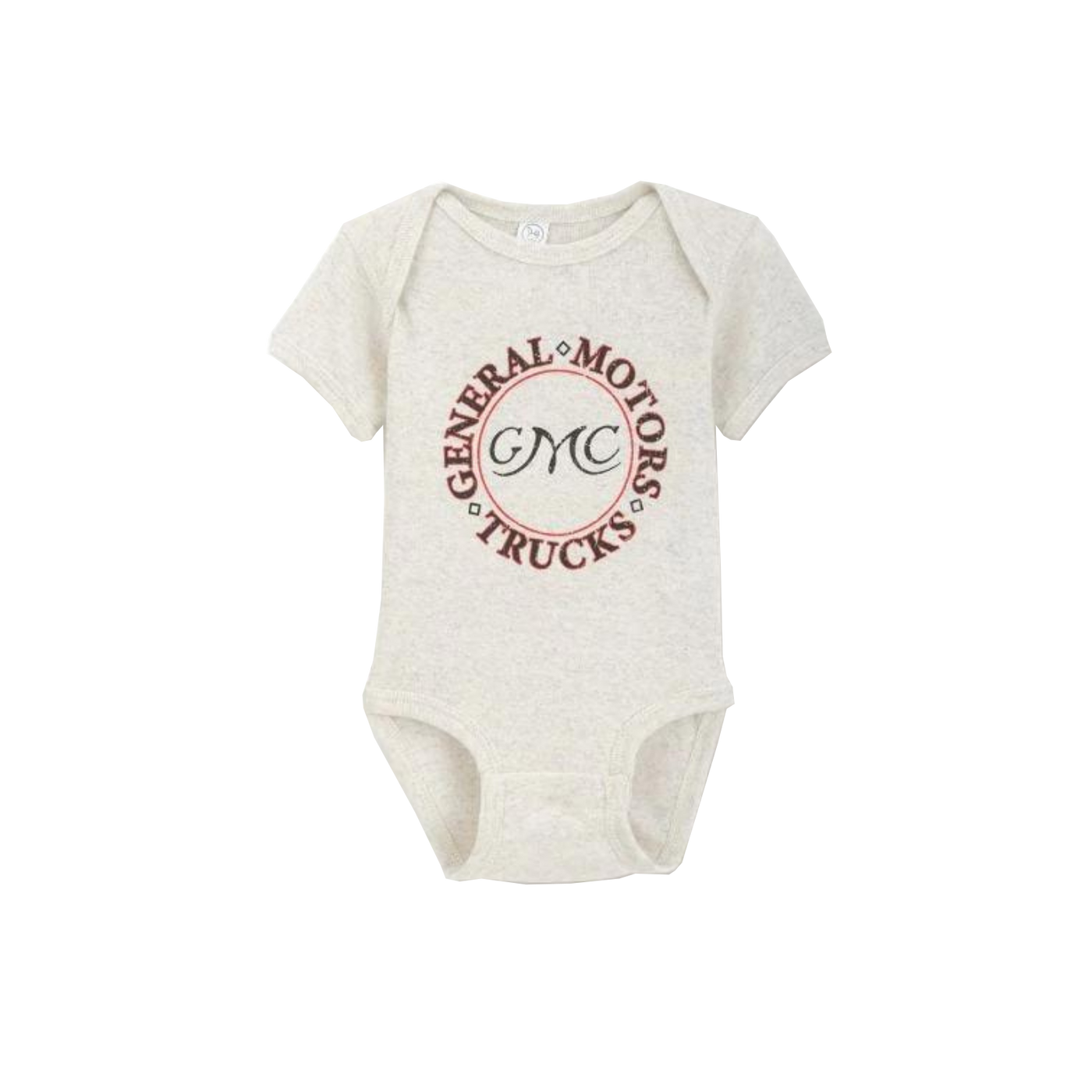 Light Gray GMC Vintage Logo Infant Onesie