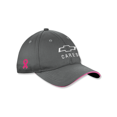 Making Strides Chevrolet Cares Gray and Pink Cap
