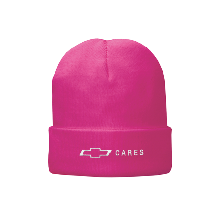Chevy Cares BCA Pink Knit Cap