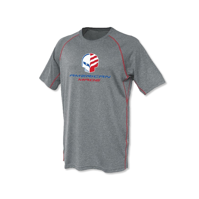 Corvette Racing "American Made Jake" Men's Performance Tee (S & M)
