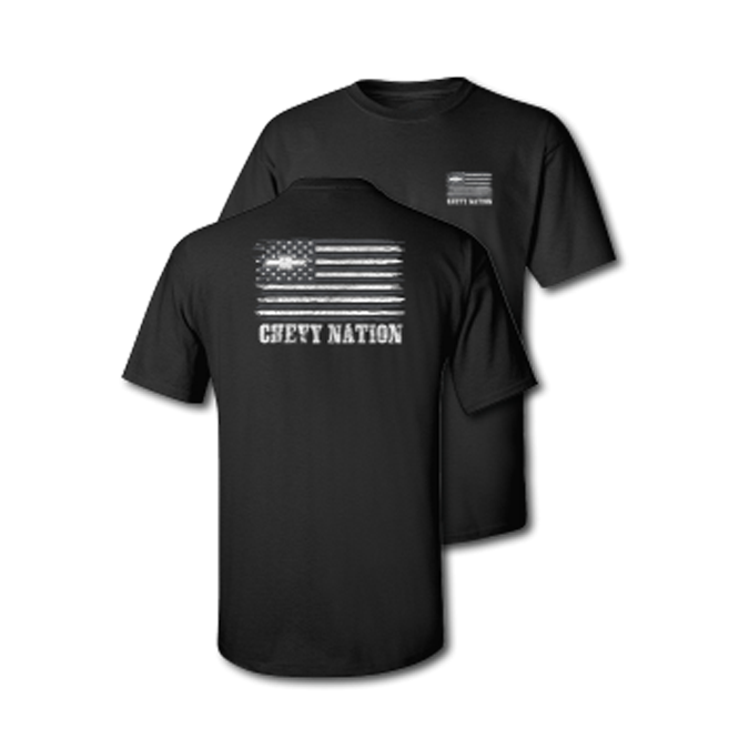 America Chevy Nation Black T-Shirt