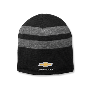 Black Chevrolet Fleece Lined Beanie