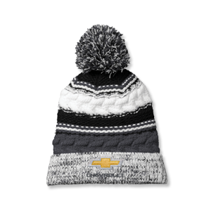 Dark Slate Gray Chevrolet Pom Pom Beanie