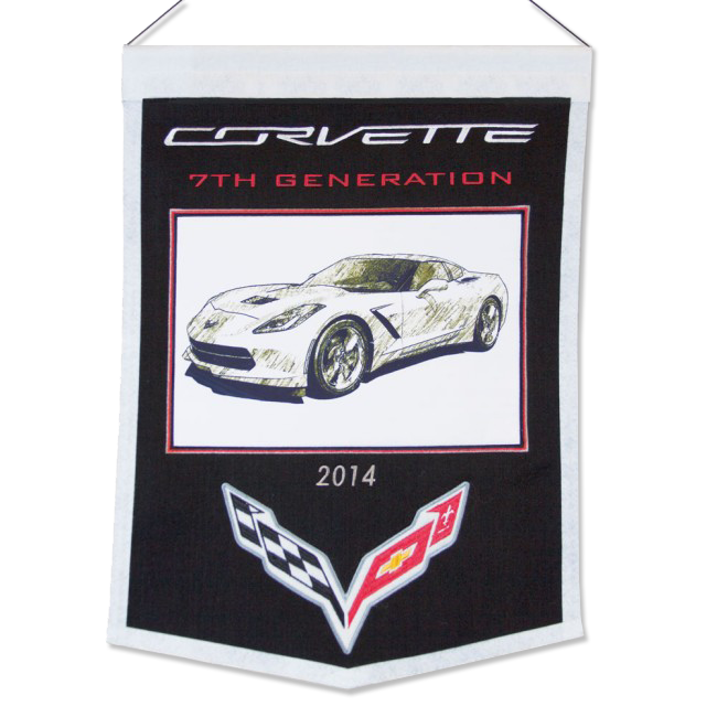 Lavender Corvette C7 Banner