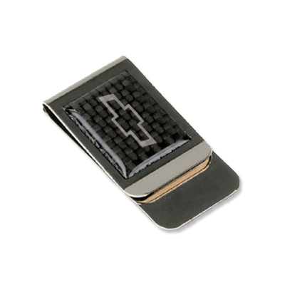 Chevrolet Bowtie Carbon Fiber Money Clip