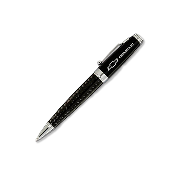 Chevrolet Black Carbon Fiber Ballpoint Pen