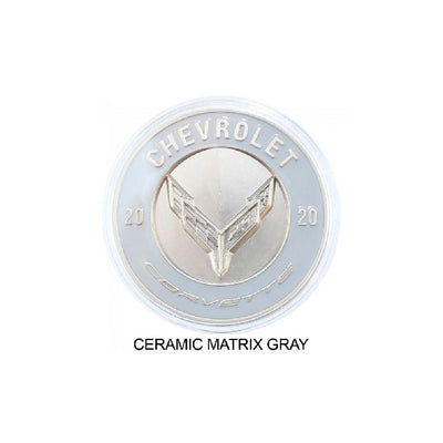 Light Gray 2020 Corvette Commemorative Coin