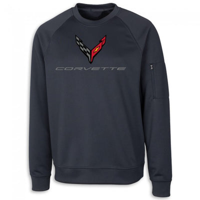 Corvette C8 Skyline Long Sleeve Crewneck