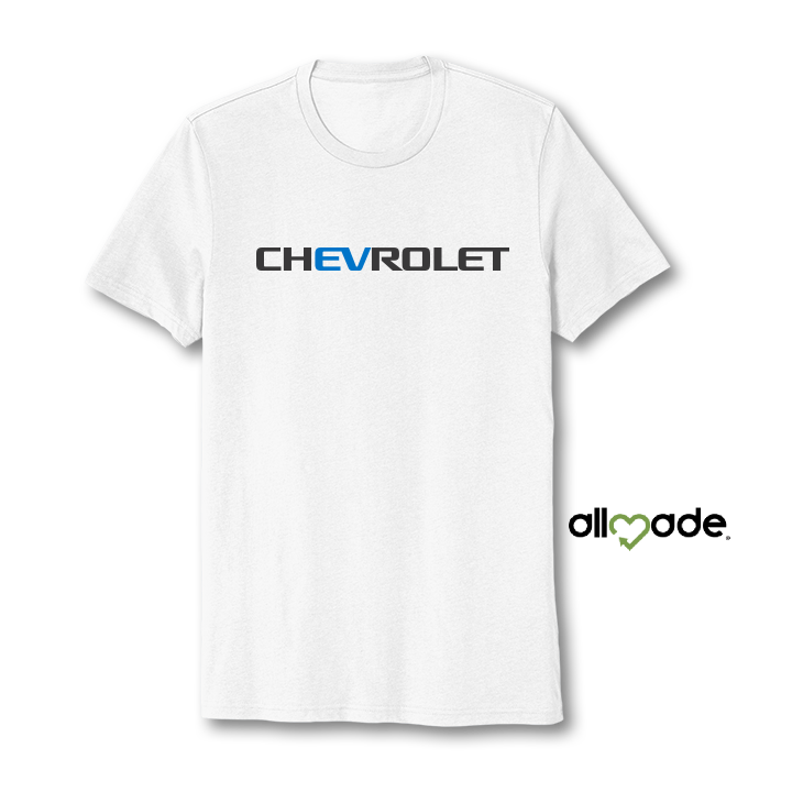 White Smoke Chevrolet EV Allmade C-Free T-shirt