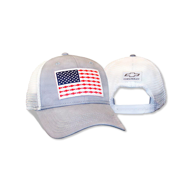 Chevy American Flag Mesh Cap