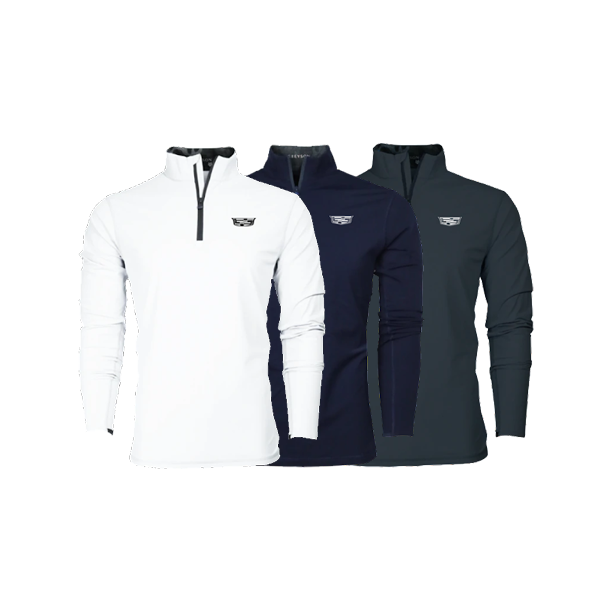 Dark Slate Gray Cadillac Men's Quarter Zip