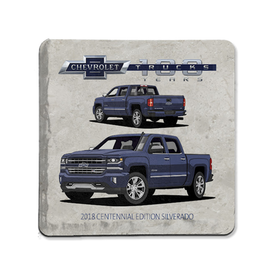 Chevy Trucks 100 Stone Coaster (2018 Centennial Edition Silverado)