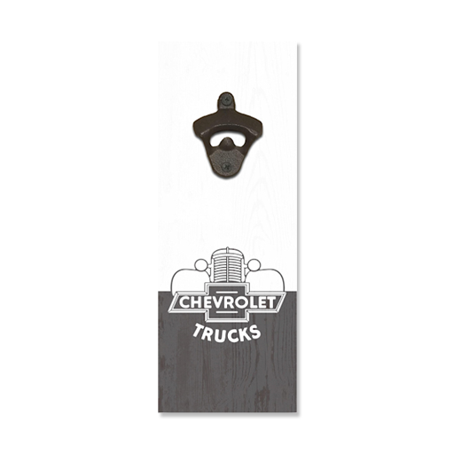 Chevy Trucks Wooden Bottle Opener