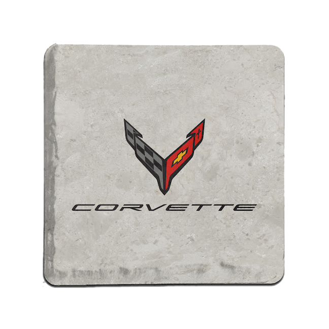 Corvette C8 Stone Coaster