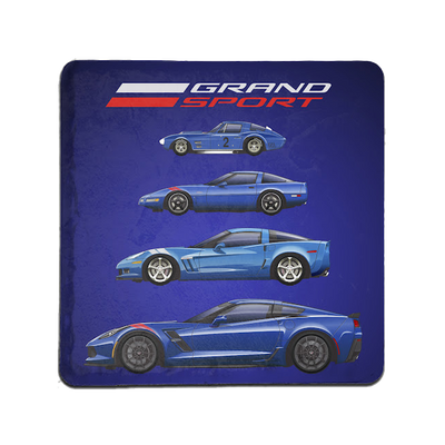 Dark Slate Blue Grand Sport Generations Tile Coaster